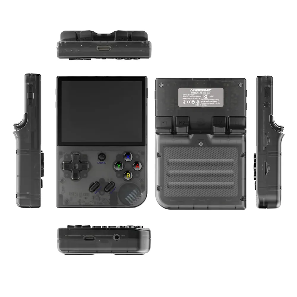 RG35XX Plus نظام لينكس لعبة لاعب ، 3.5 بوصة IPS وحدة التحكم ، اتصال مقبض بلوتوث ، هدية عيد ميلاد ، جديد