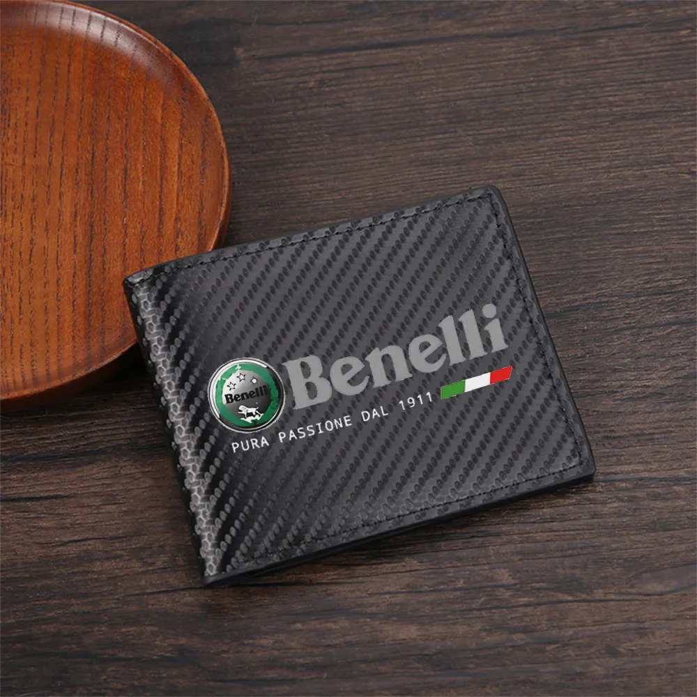 Green circle logo stars passion italian Men's Wallets Simple Business Modern Stylish Printing Design Gifts For Father Boyfriend