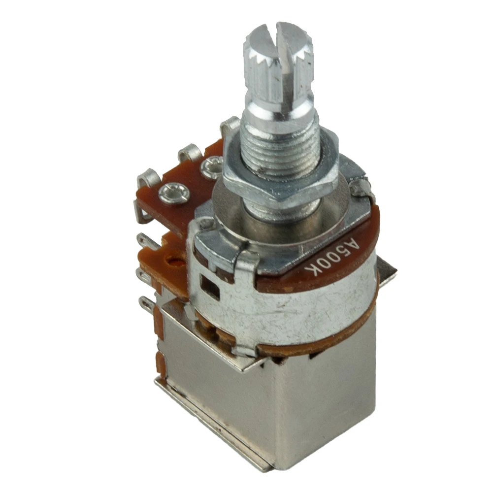 Brand New Guitar Potentiometer Push Pull Pots Washer Accessories Audio Taper B500K Linear Taper Mounting Nut Part