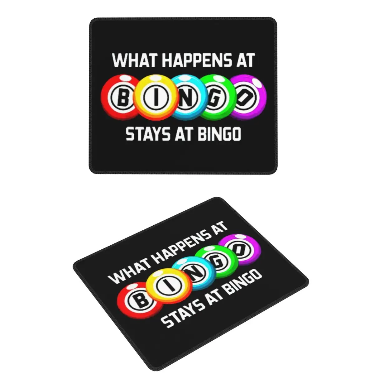 

Коврик для мыши What Happens At Bingo, коврик для компьютерной клавиатуры, коврик для мыши, игровой коврик для ПК, офисные аксессуары, настольные коврики
