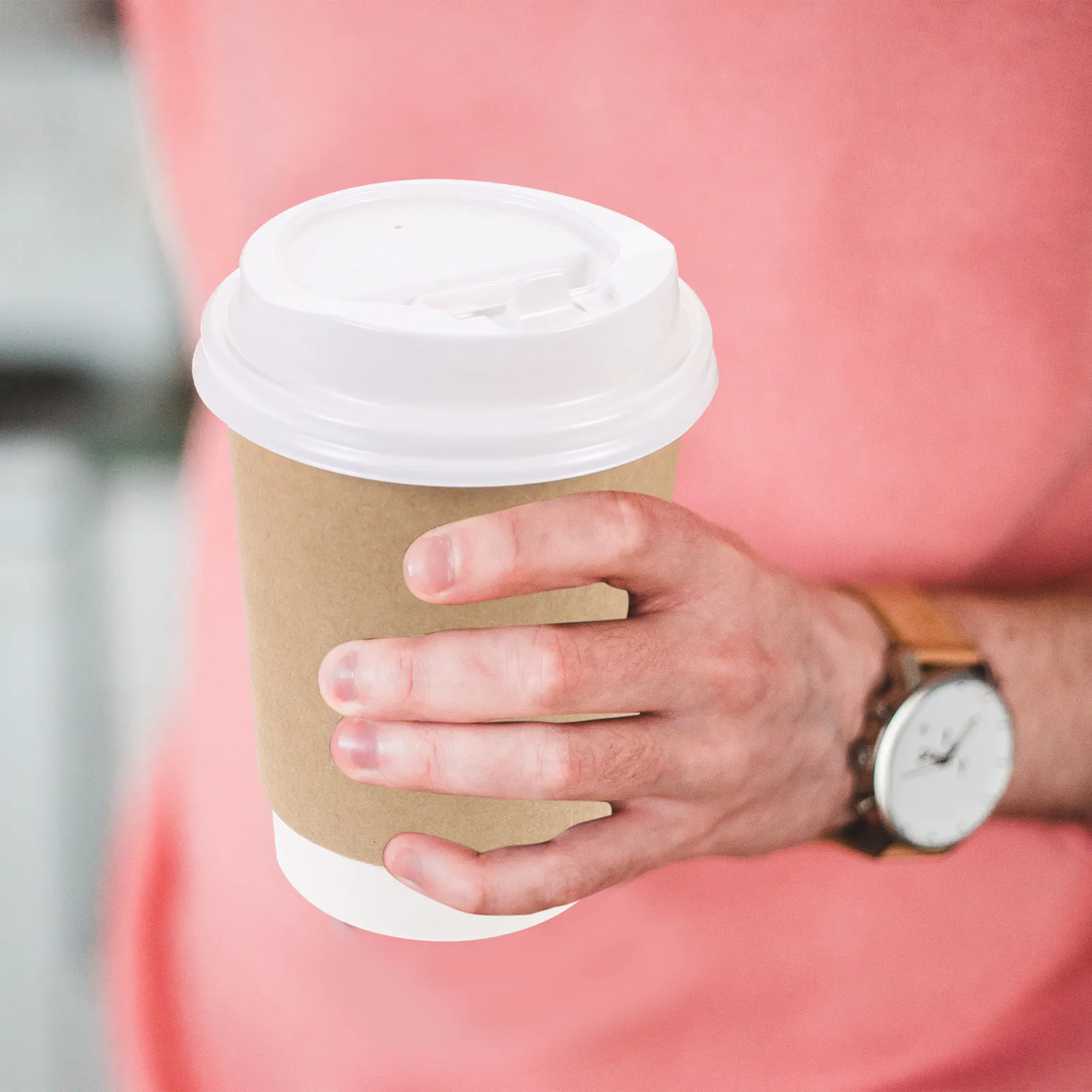 

1 set Double Layer Kraft Paper Cups Small Disposable Beverage Cups For Party Wedding Festival Coffee Tea Cold Drink Serving