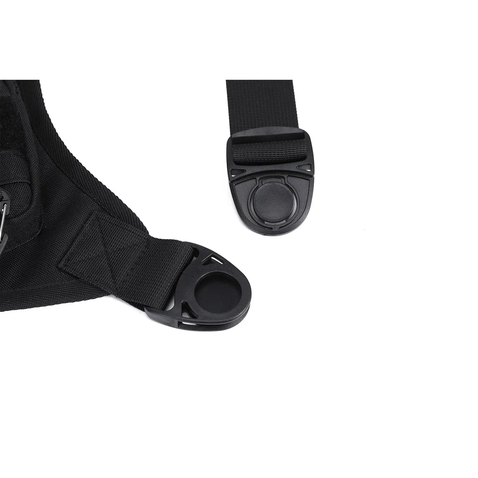 حقيبة صدر للكتف قابلة للتنفس ومقاومة للماء لركوب الدراجات والمشي لمسافات طويلة كاجوال باللون الأسود