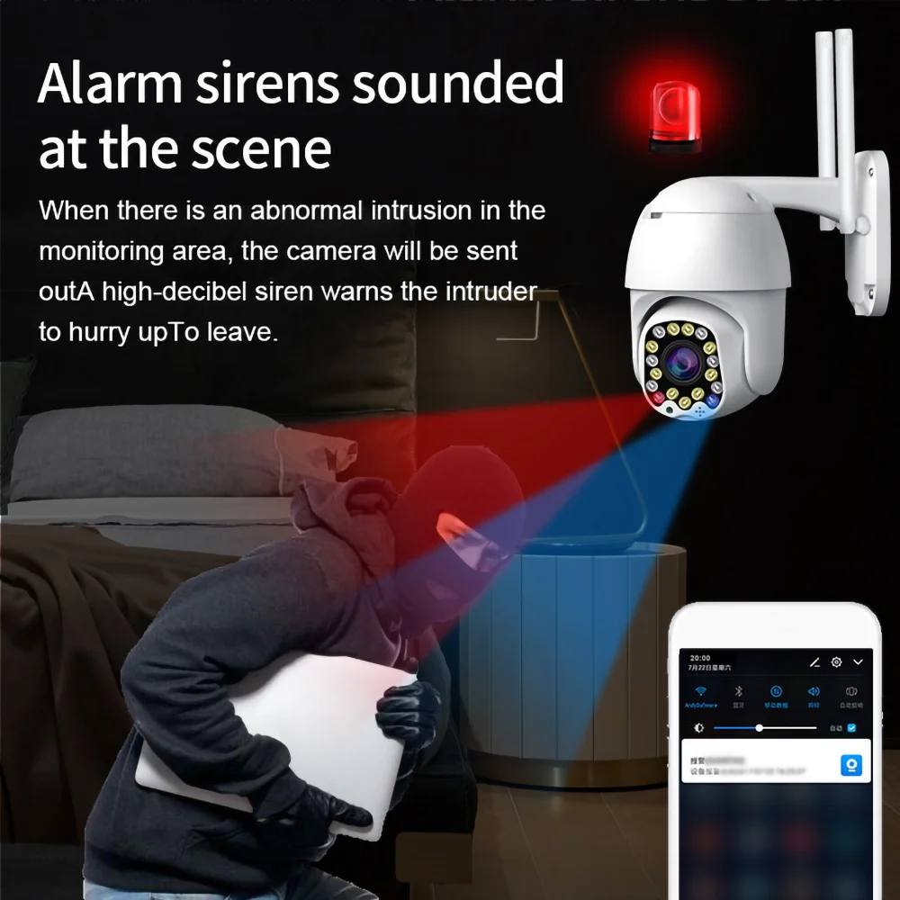 2MP Outdoor WIFI Surveillance Camera YCC365 Plus Smart Home Two Ways Audio Security Protection Wireless Waterproof Camera