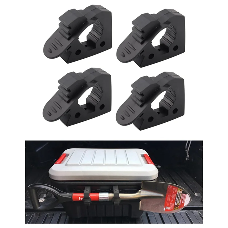 Suporte de pá para suporte de alça ABAH-Jack, montagem de braçadeira de borracha cabe em ferramentas de 1-1/7 polegadas a 1-3/7 polegadas de diâmetro