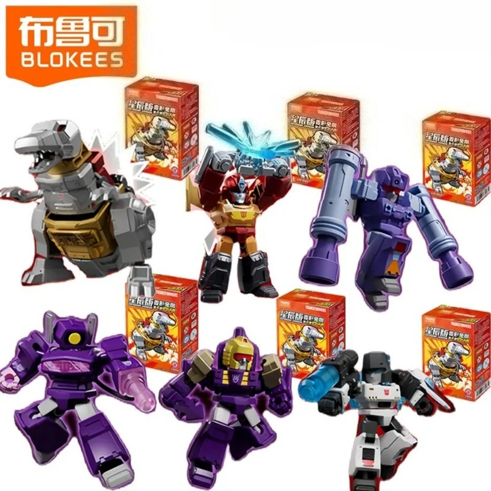 

Оригинальные трансформеры BLOKEES GALAXY Defender, полная серия, версия Transformation Rodimus Prime Rumble Blitzwing, слепая коробка, игрушка