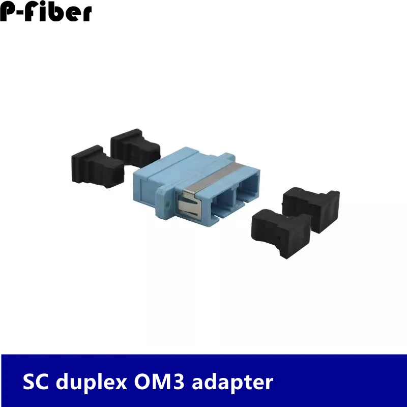 

Оптоволоконный адаптер SC OM3 дуплексный 30 шт. 10-гигабитный оптоволоконный соединитель двухъядерный SC фотооптический соединитель