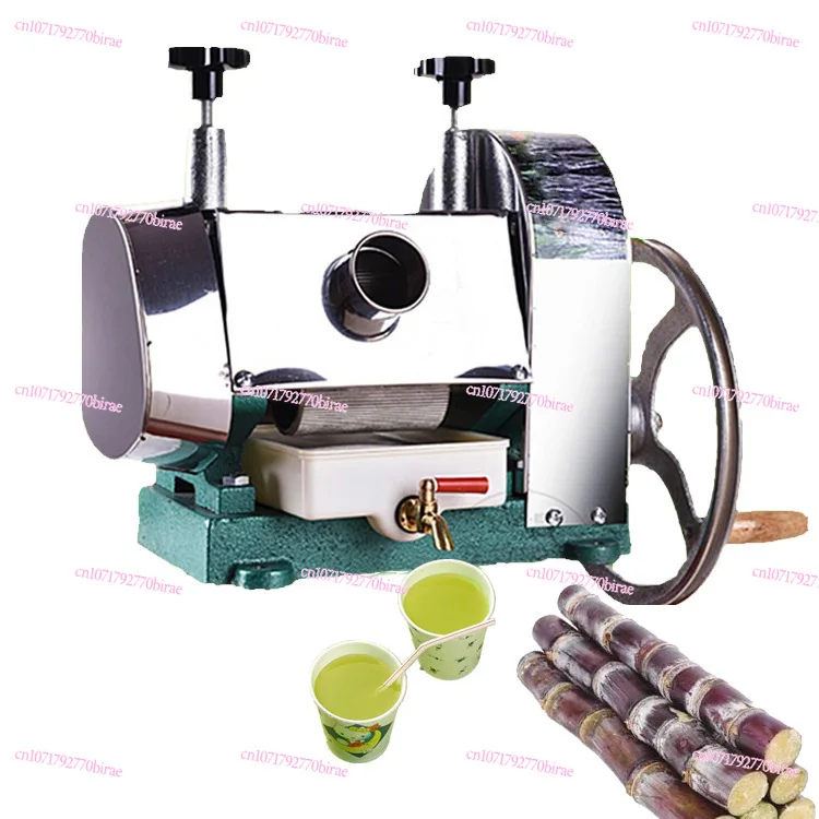 

Small Commercial Sugarcane Juice Press Hand Crank Manual