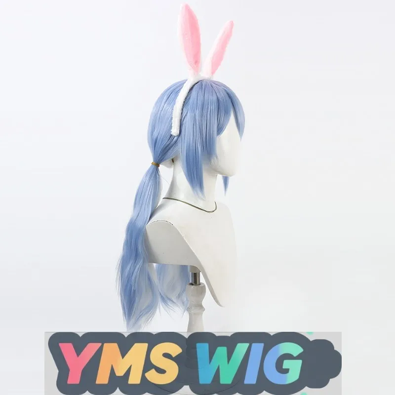 【YMS WIG】Parrucca cosplay virtuale VTuber Streamer Rabbit Field Peikura Costume da bagno stile orecchie divise