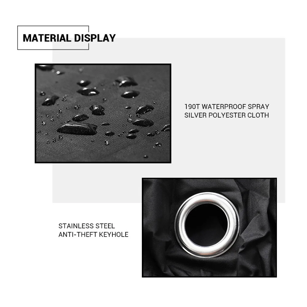 New Motorcycle Cover For Snowmobile Funda moto Bike All Season Waterproof Dustproof UV Protective Outdoor Indoor Moto Rain Cover