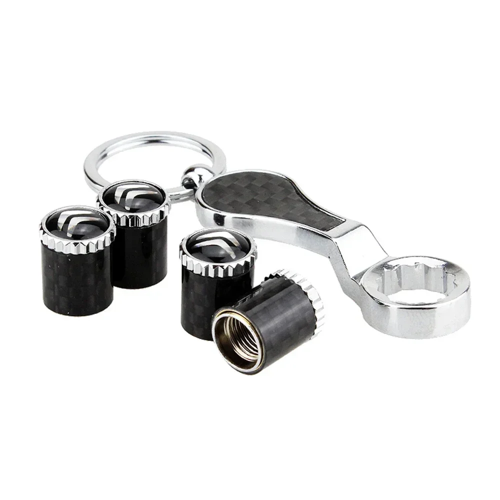 

Car Tyre Valve Dust Caps Wrench Carbon Fiber Alloy Styling for Citroen Xsara C3 XR C4 Elysee Berlingo Picasso Sega Saxo Aircross