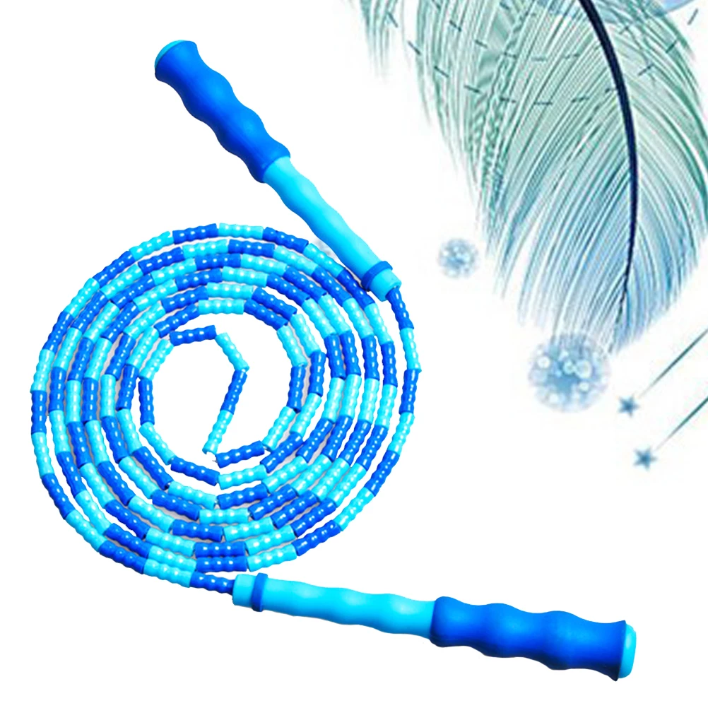 

Bamboo Skipping Rope Fitness Workout Cable Jump Rope Anti Slip Lightweight Portable Adjustable For Weight Loss Exercise