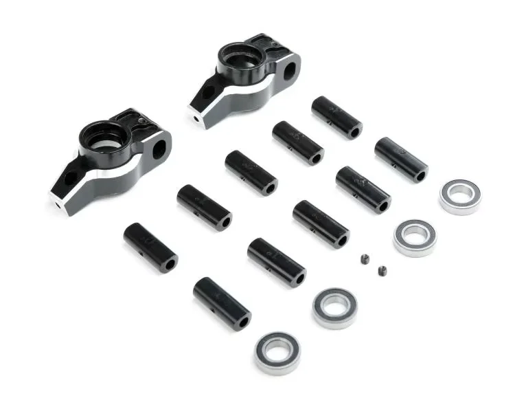 CNC machining full metal angle adjustable rear wheel bearing base set for ROVAN KM HPI BAJA 5B 5T 5SC