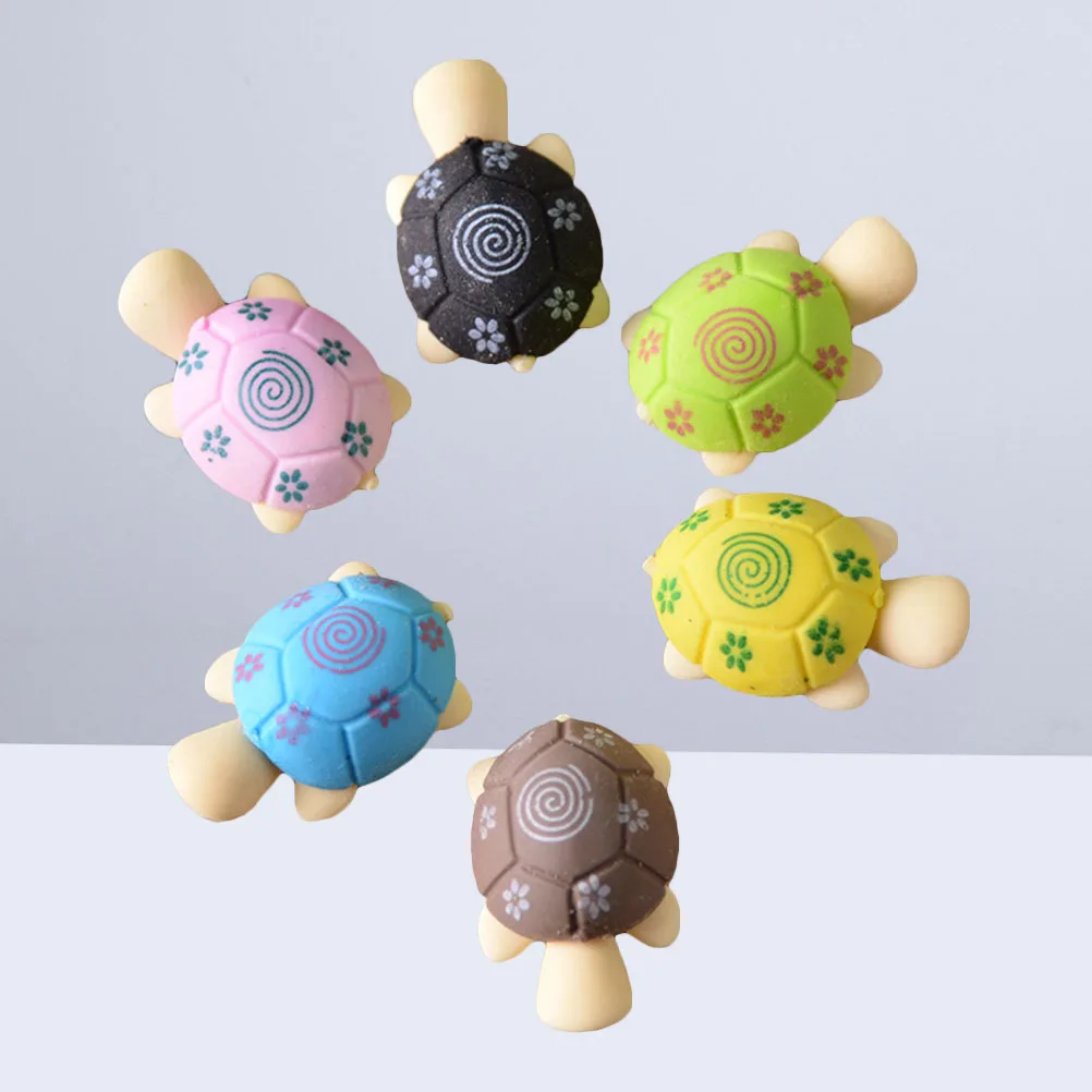 

20pcs Turtle Shape Eco Friendly Non Toxic Cartoon Stationery Pencil Fun Study Gift For Students Clean