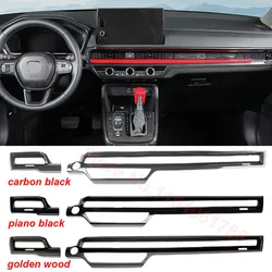 Fit for Honda CRV 6th CR-V 2023 2024 2025 ABS Car Interior Dashboard Trim Central Control Air Vent Strip Sticker