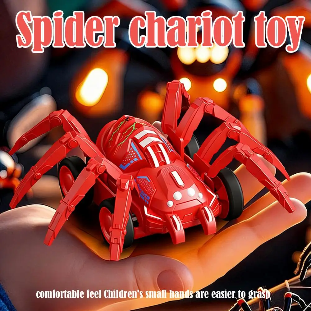 Crianças aranha veículo rastejando simulação animal inércia carro aranha meninos e meninas escalada dublê carro brinquedo aranha carruagem brinquedo