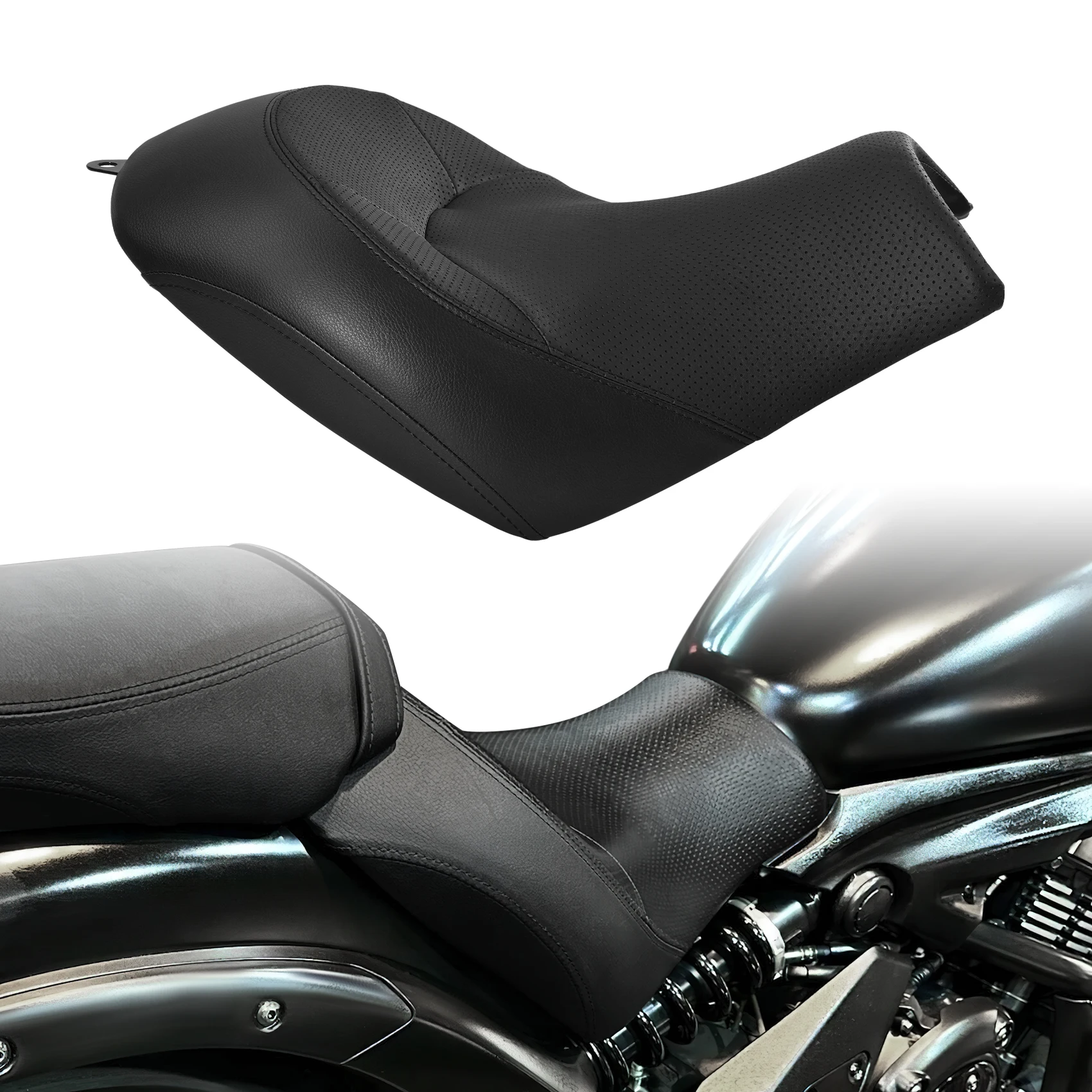 

Motorcycle Front Rider Driver Seat Fit For Kawasaki Vulcan S 650 VN650 2015-2024 2023 2022 2021 2020 2019 2018