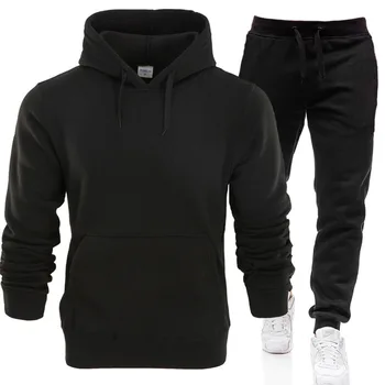 Ensembles de sweats à capuche d'hiver pour hommes et femmes, sweats à capuche rouges Smile, pantalons de marque noirs, survêtement de jogging décontracté, sweat-shirt femme, pull, mode 2024