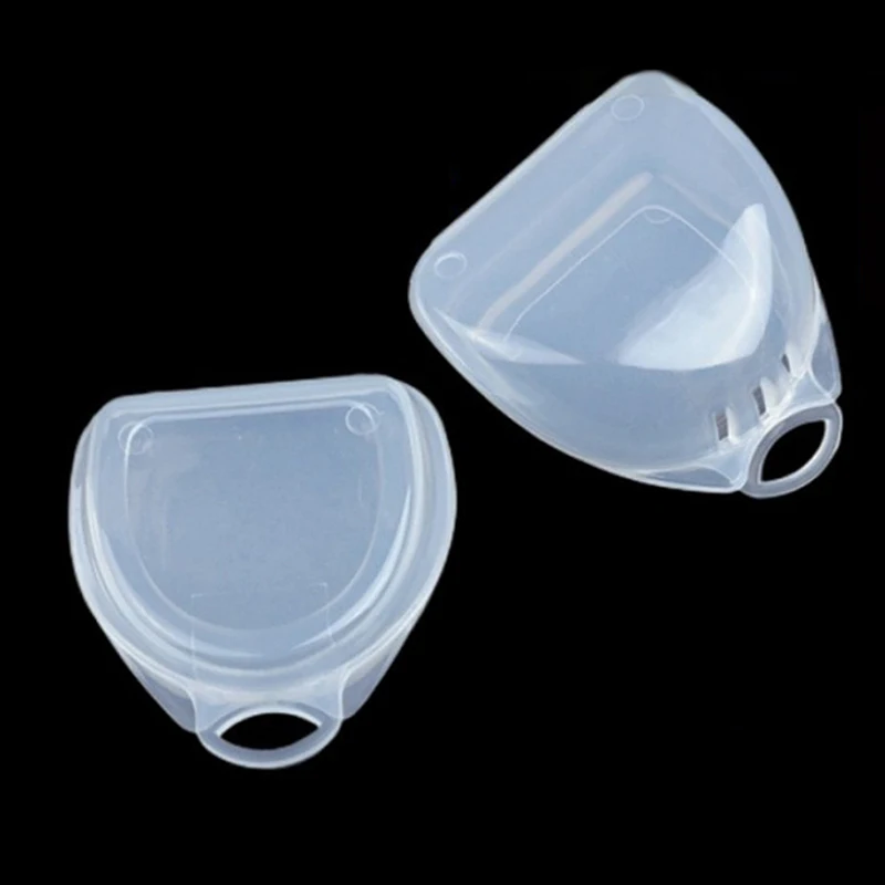 Fermo dentale contenitore per paradenti ortodontico vassoio per forniture per l'igiene orale in plastica custodia per apparecchi dentali che protegge le bretelle