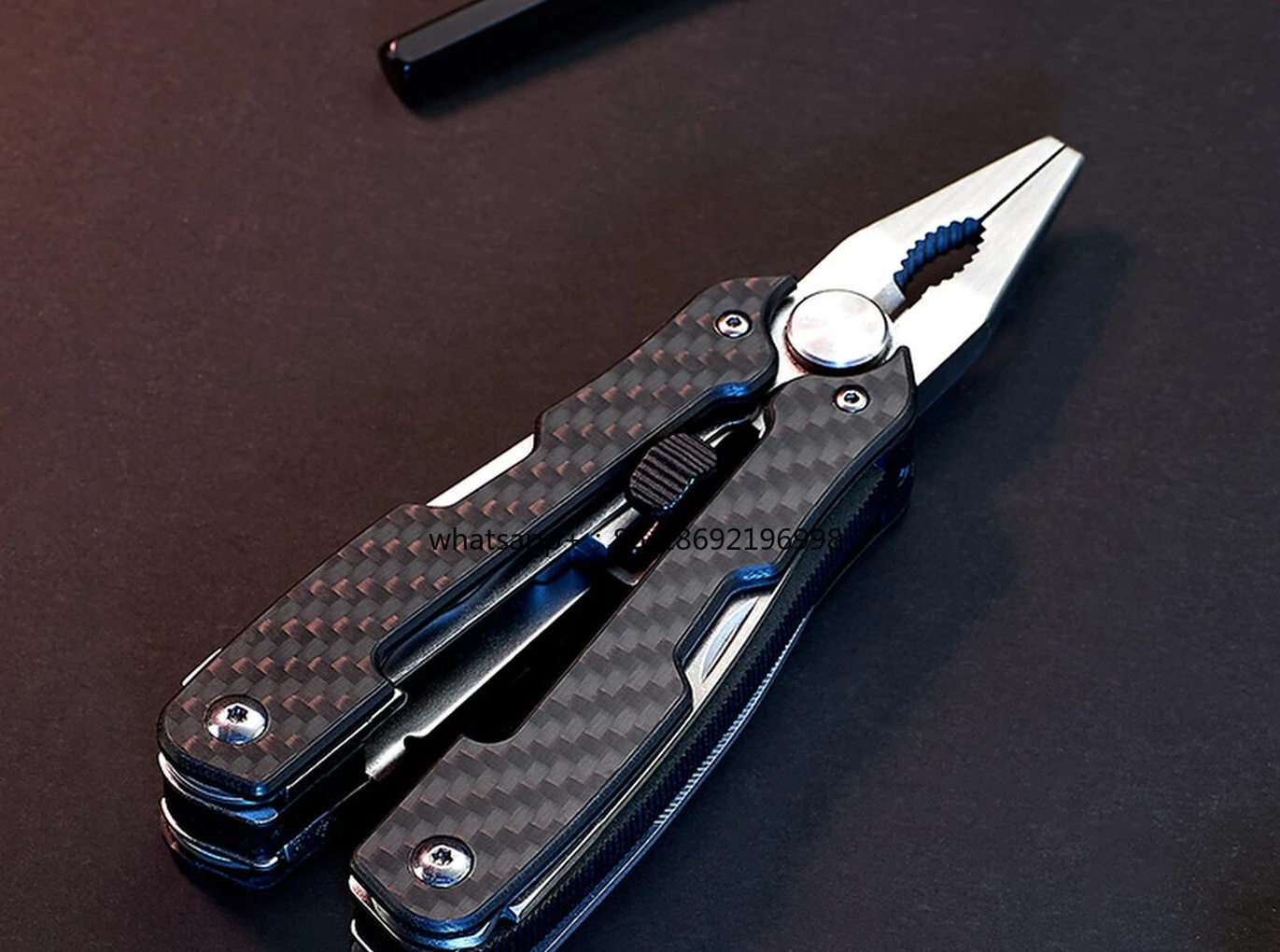 Technology Multifunctional Pliers Carbon Fiber Outdoor Camping Folding Tools Scissors Universal Emergency