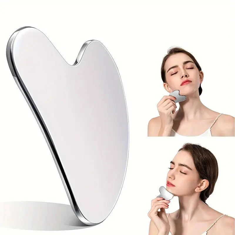 

Stainless Steel Gua Sha Scraper Massager For Face Neck Body Guasha Massage Tool Facial Skin Care Guasha Board Face Massager
