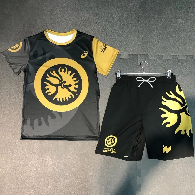 

2026 Professional Jiu-Jitsu Anti-Abrasion Suit Set, Sweat-wicking and Breathable, Men's and Women's Combat Training 2-Piece Set