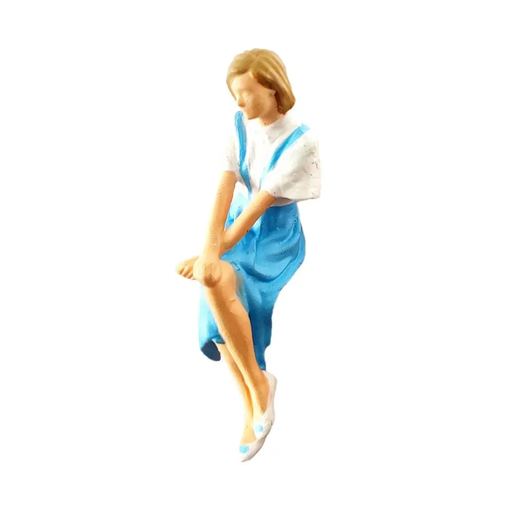 

Miniature People Model Reader 1:64 Scenes Collectibles Doll Figurines for Micro Scene