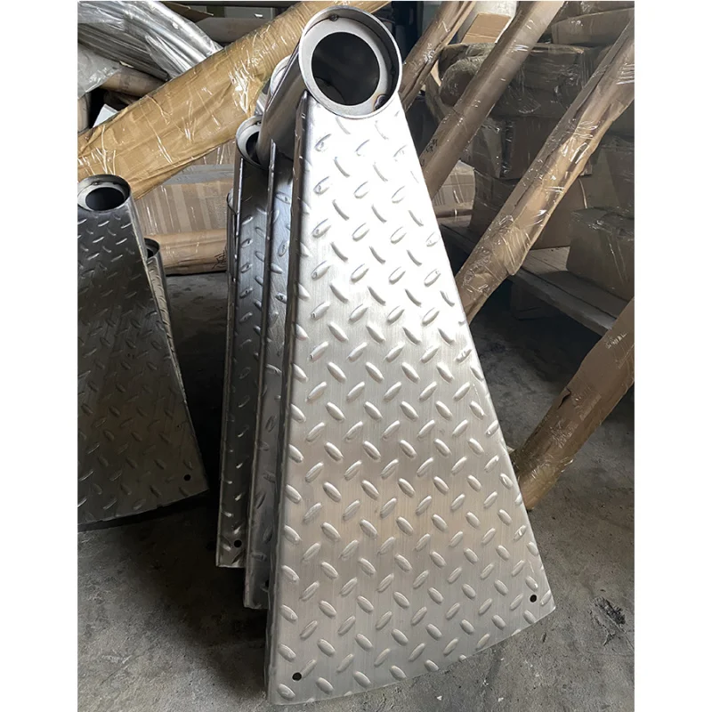 custom.Top Sale Building Core Mild Steel Iron Deck Stair Used Outdoor Staircase Design