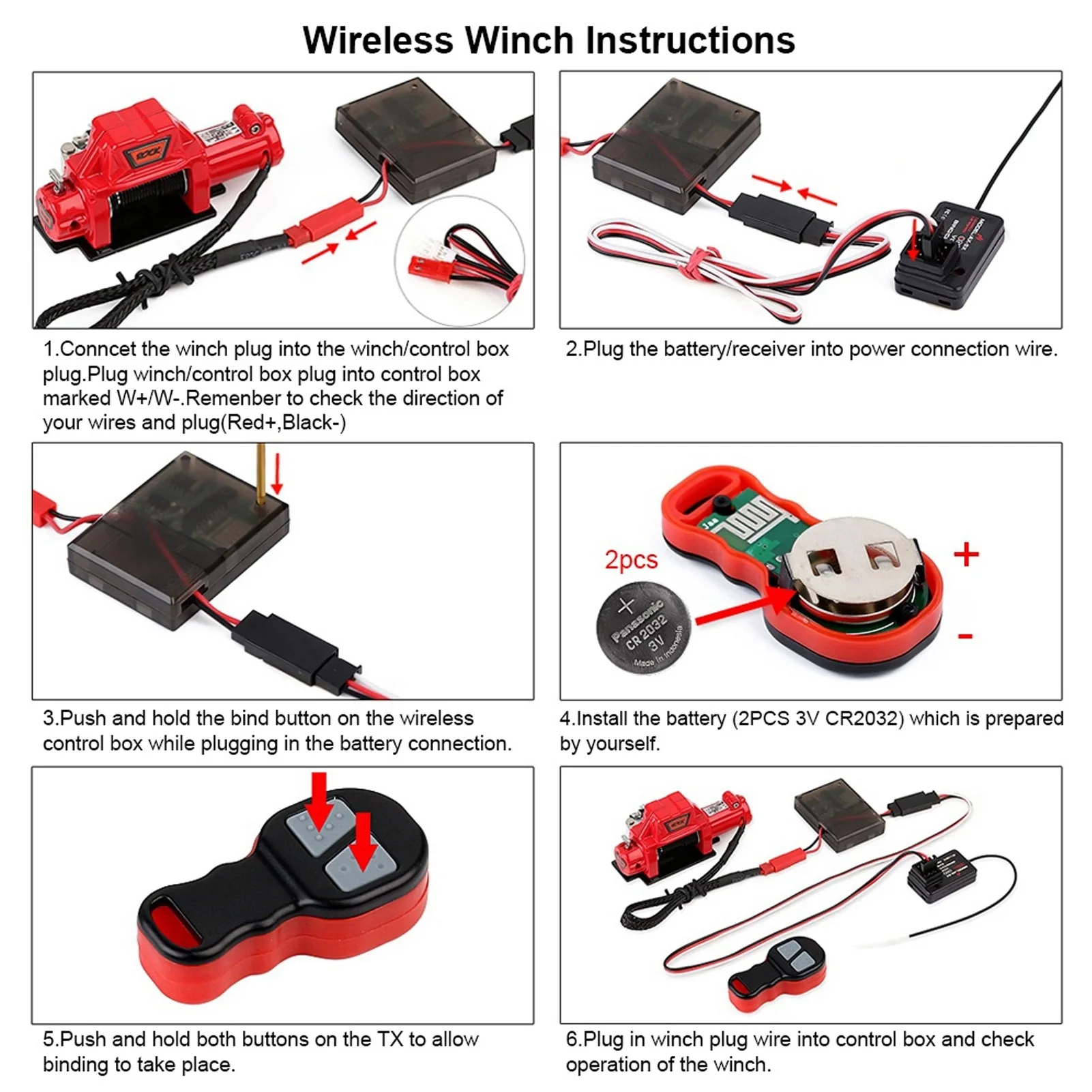 RC Metalen Automatische Dubbele Motor Gesimuleerde Lier Controller Ontvanger Past voor TRAXXAS Auto