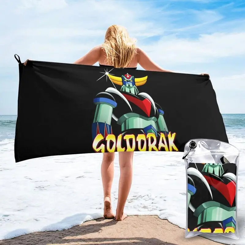 Manga Goldorak V3 Ufo Robo Grendizer 1975 Quick dry Towel New Fashion Portable Microfiber Beach Blanket