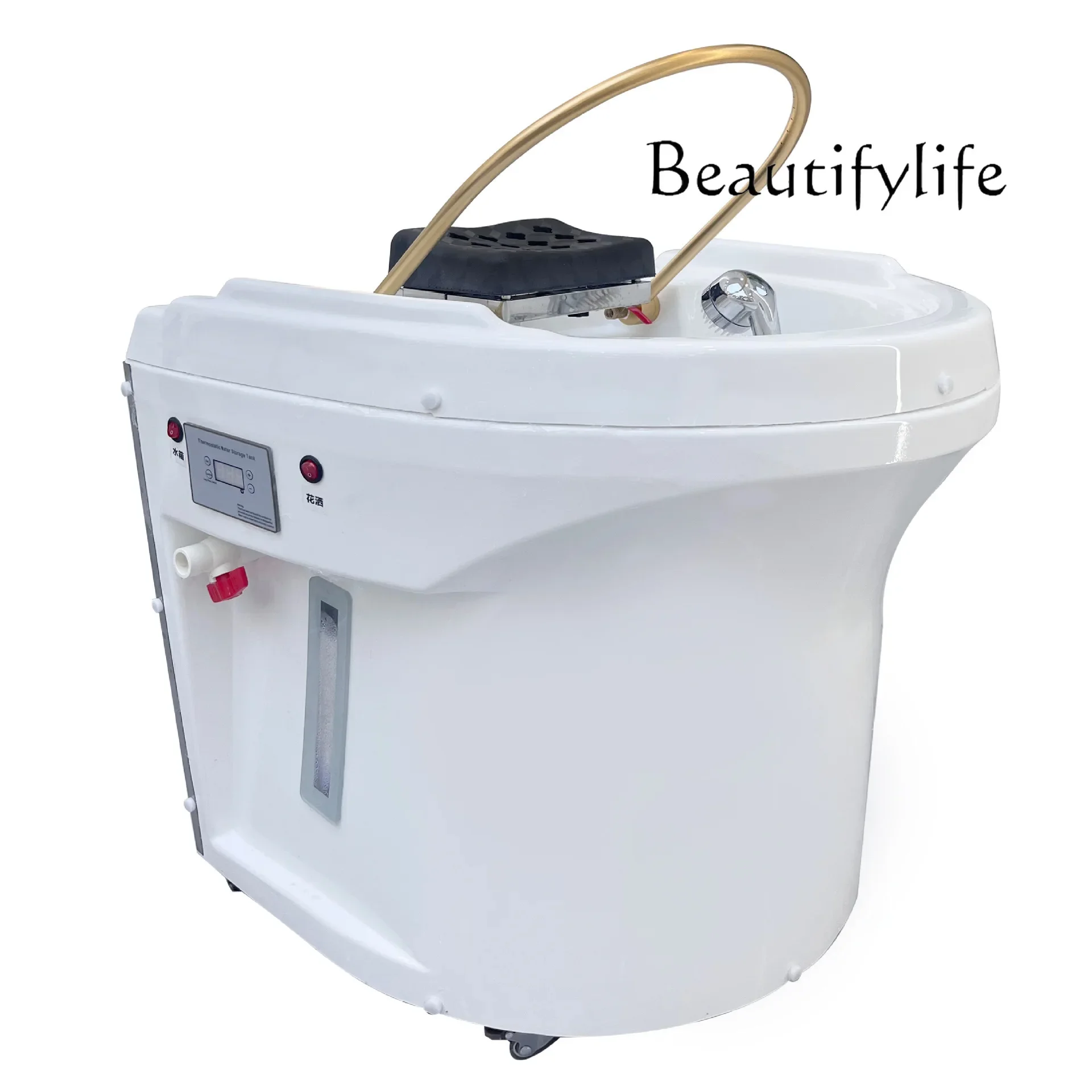 

Barber shop special shampoo bed water circulation fumigation portable spa instrument