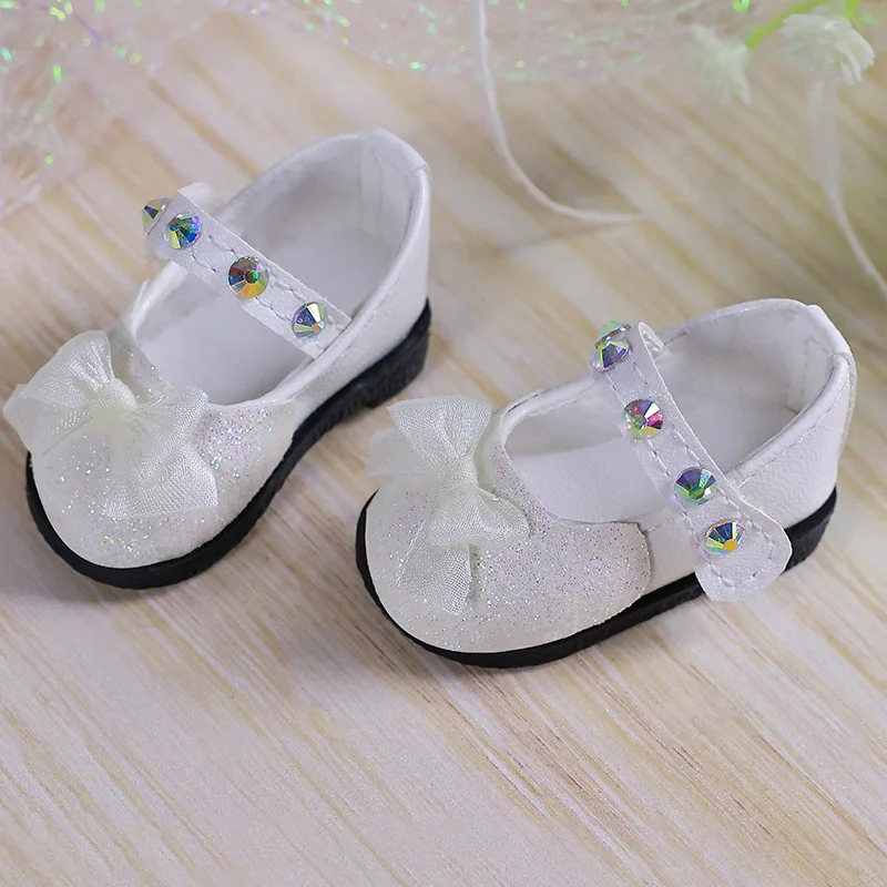 

Обувь для куклы BJD, подходящая для милых кукольных туфель размером 1/6, обувь для куклы с круглым носком и бантом на плоской подошве, обувь для кукол BJD, аксессуары для кукол 1/6