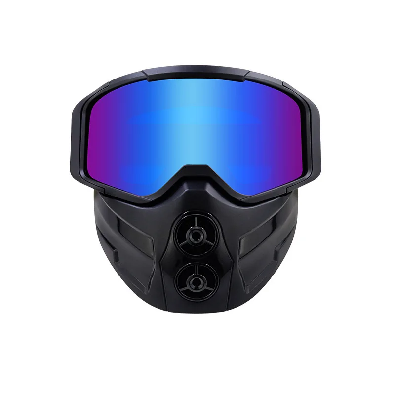 

Защитные очки UV400 для велосипеда и мотоцикла, маска для мотокросса, ветрозащитные очки для езды на велосипеде, лыжные очки с мундштуком