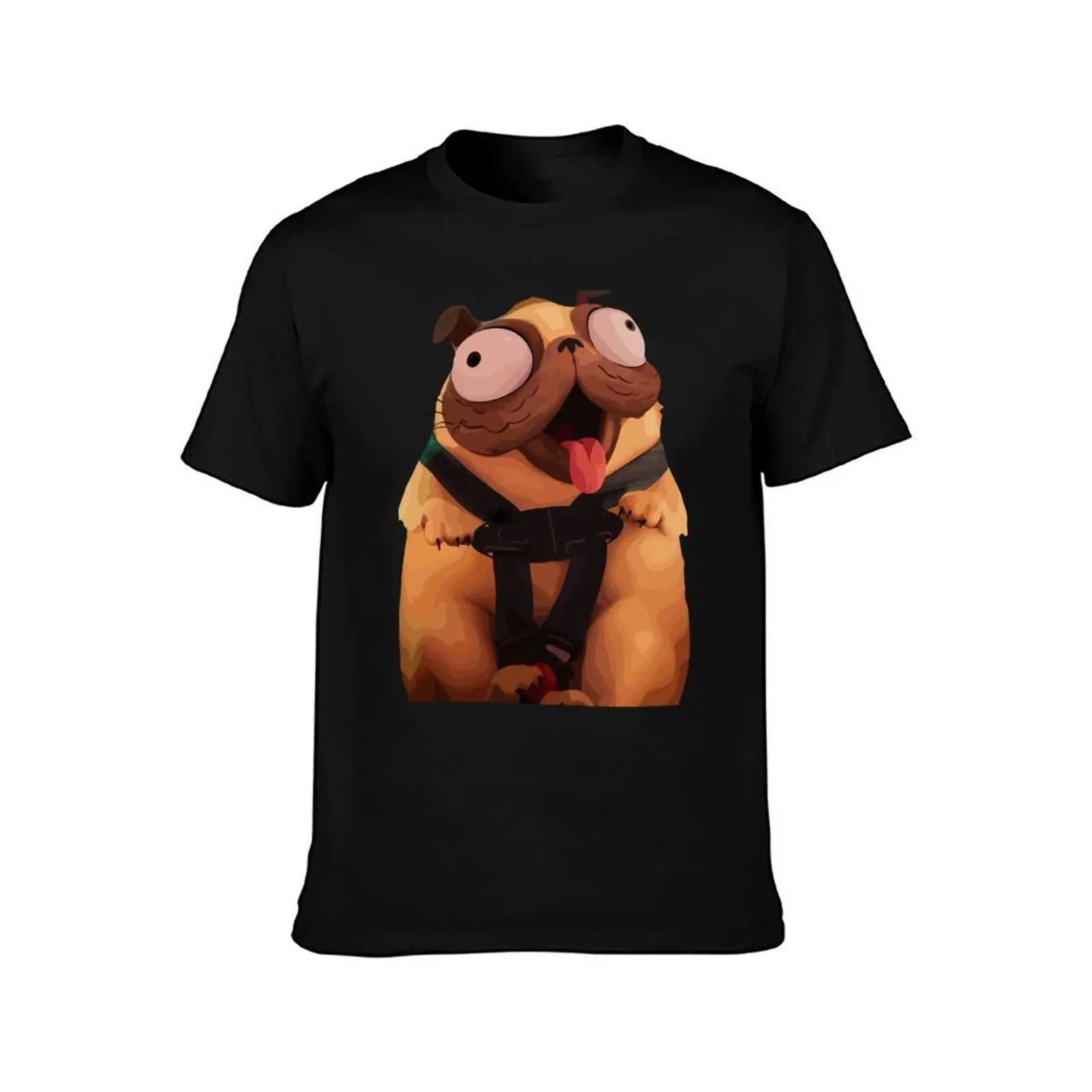 Funny dogs - the mitchells vs the machines T-Shirt, Summer Casual Cotton Tee, Oversized Streetwear Tops, Vintage Graphic Print