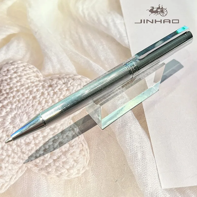 

JD 155-2 Professional Quality Brush Gold/Silver Metal Signature Ballpoint Pen,Great for Graduations, Special Occasion