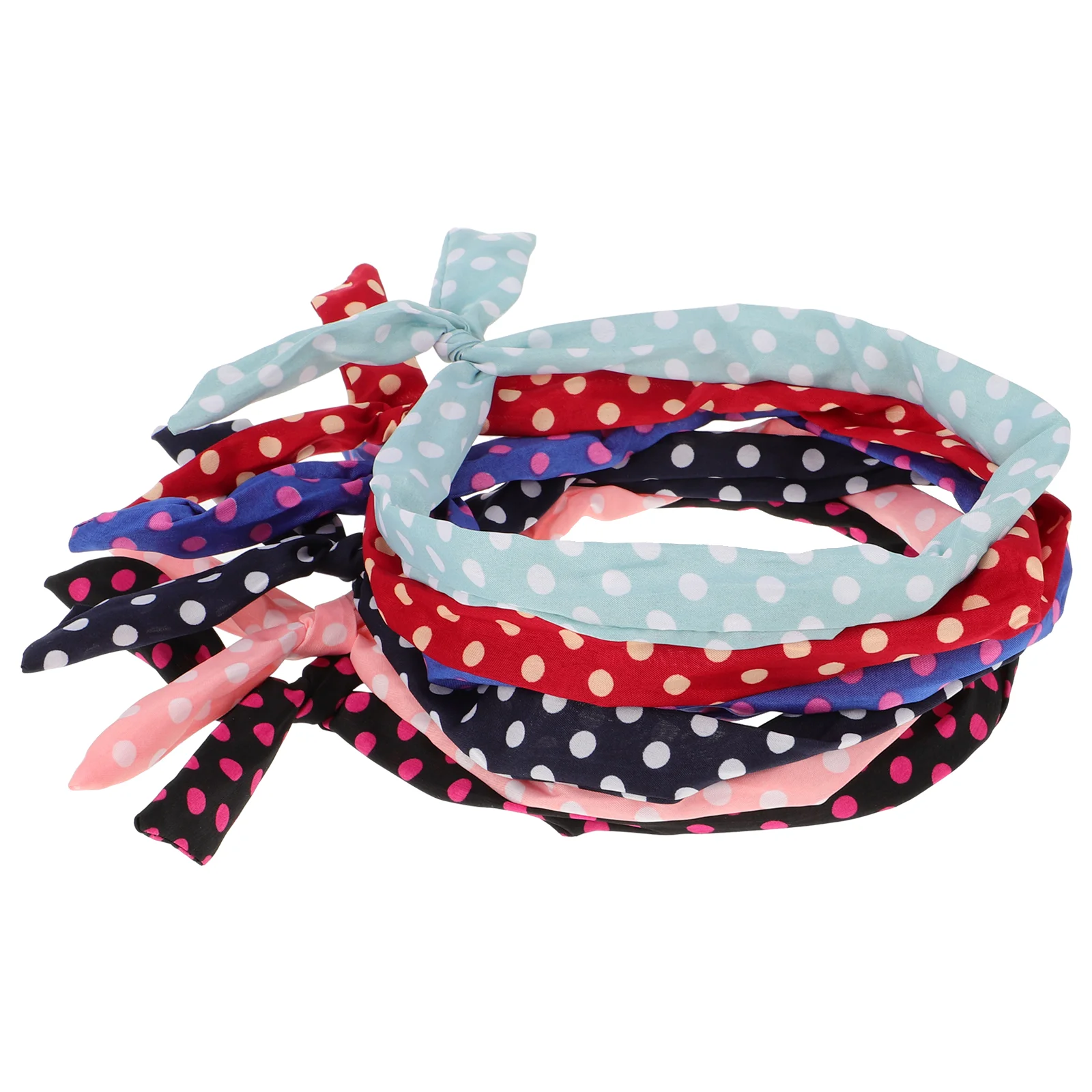 

Hair Bandana Women Hairbands Cloth Hoop Press Bow Wired Headbands Women's Ribbons