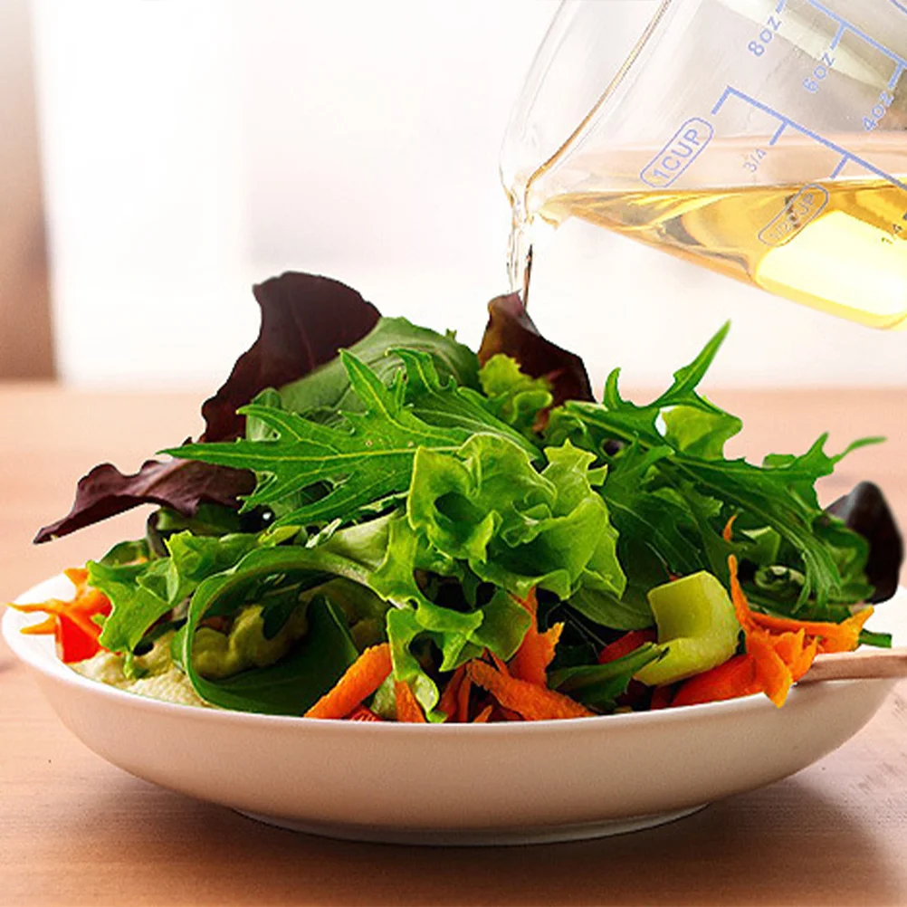 

250Ml Glass Measuring Cup High Borosilicate Material with Accurate Scale Markings V Spout No Leak Design for Kitchen Lab Liquid