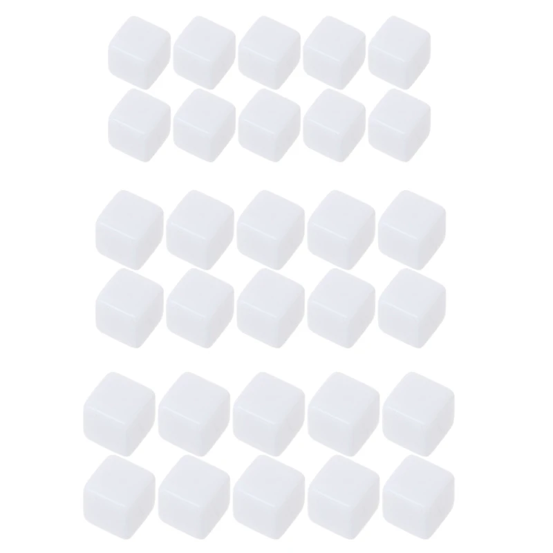 White Blank Game Props Educational Club Party Accessories