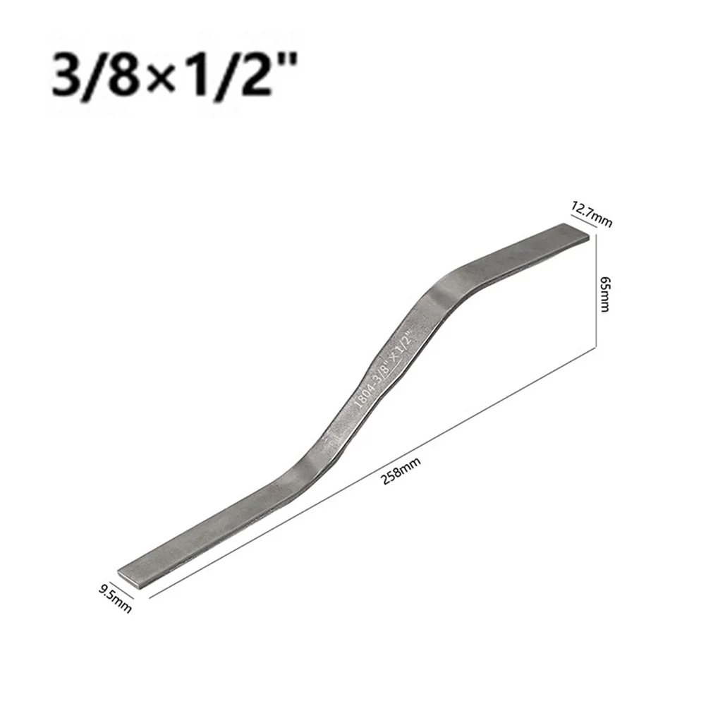 4pcs Masonry Slicker Brick Jointer Set Stainless Steel Flat Head For Tile Grouting Pressing Block Work Hand Tools