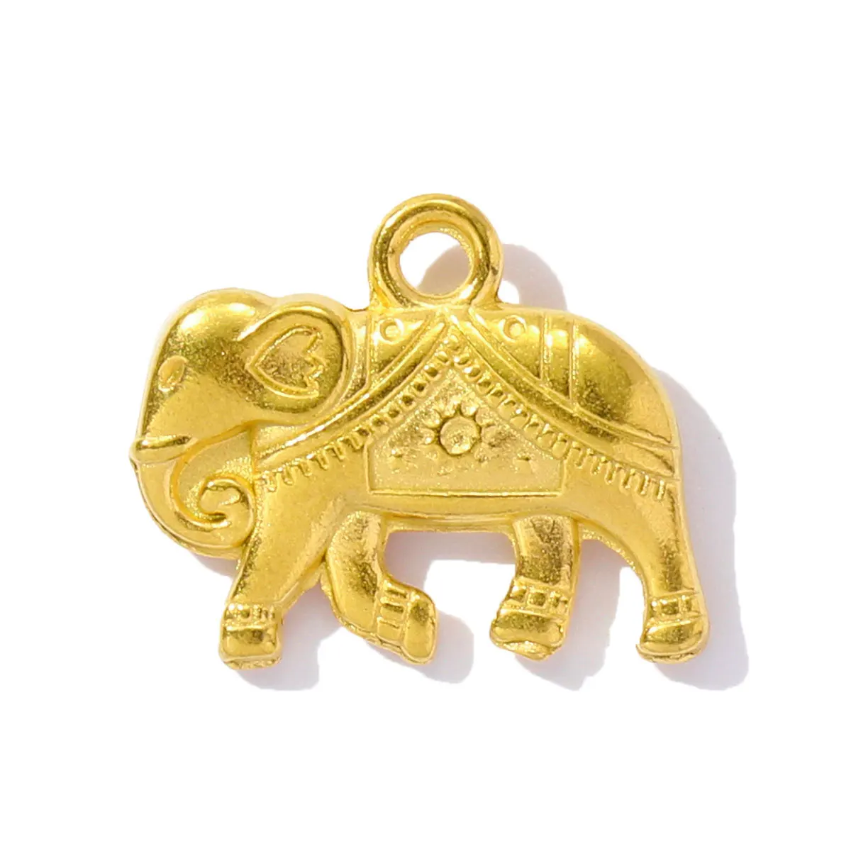 5pcs/Lot Wholesale Stainless Steel Flower Elephant DIY Earring Charms Guitar Owl Necklace Pendant Women Shell Love Heart Jewelry - view 5