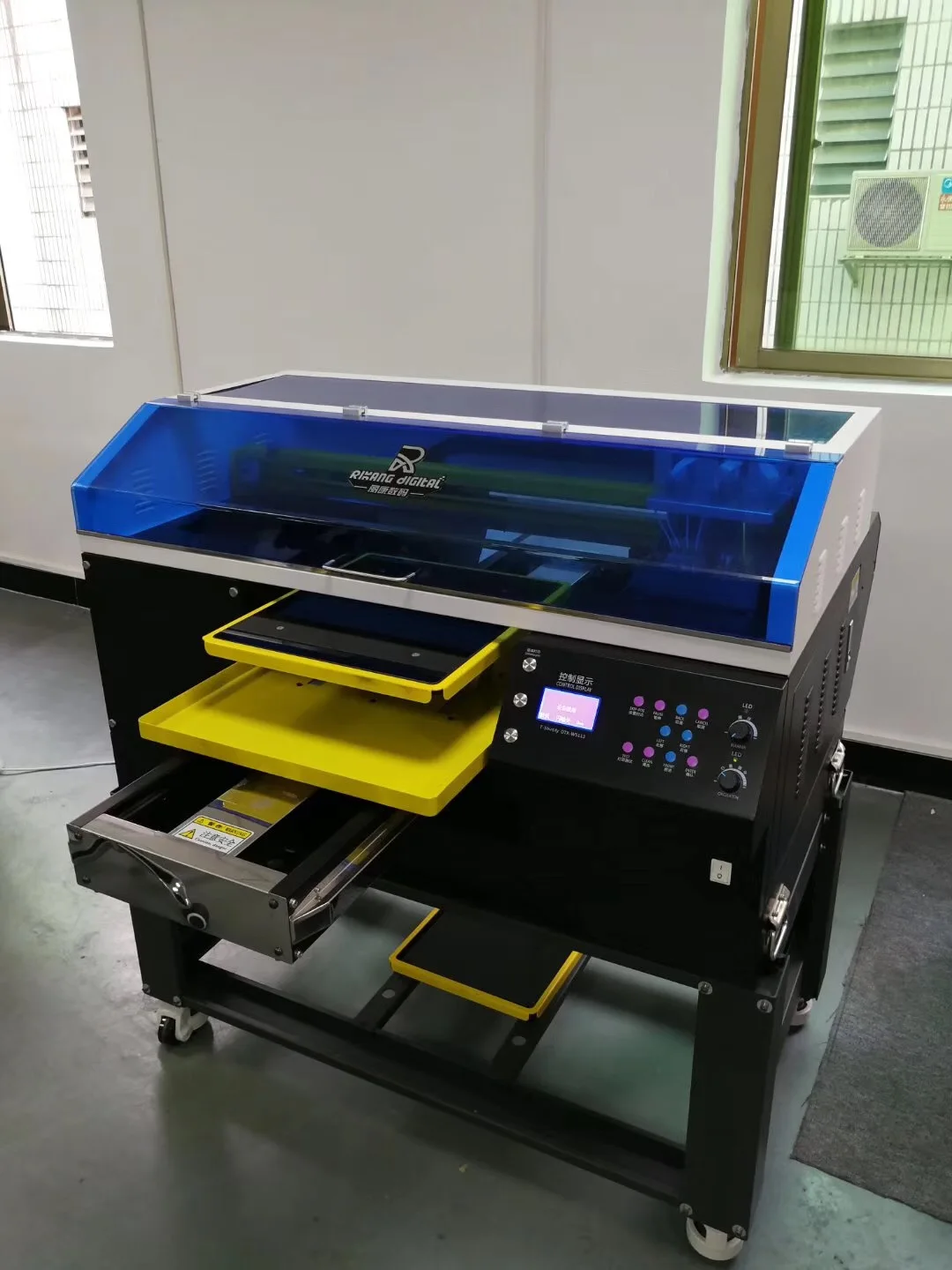 A3 DTF Digital Printer Industrial DTF Pet Film Printer Machine for Clothes Printing with 1 XP600 Printhead Auto Cycle Powder