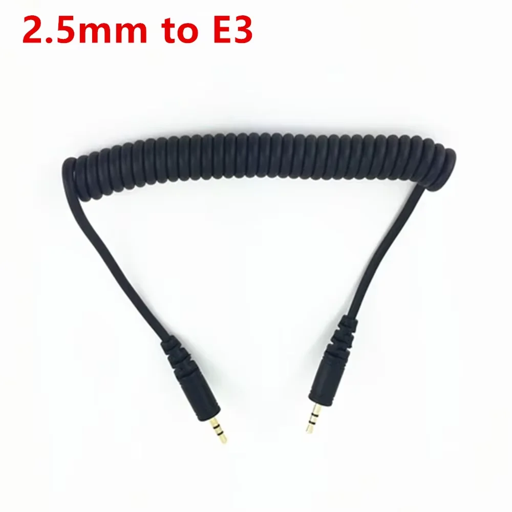 2,5 / 3,5mm Fernauslöser-Kabel Verbindungskabel für Canon R7 R10 850D 800D M6II M5II 250D 90D 80D 1C C1 E3 CB2 Kabel C