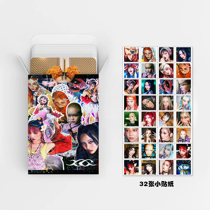 92pcs/set XG Girl Group Album LOMO Card Fan Support Card Sticker Postcard Photo Card HARVEY COCONA CHISA Girl Gift Collection