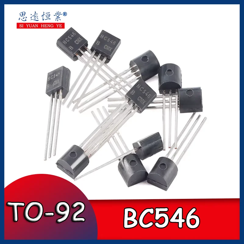 50pcs Original genuine BC546 TO-92 65V 100mA NPN transistor
