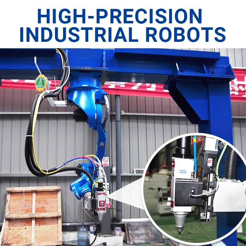 TH-RC2000S 2000W 6 Aixs Robotarm 3d Fiber Lasersnijmachine Hoge Efficiënte Automatische Lasersnijsysteem Voor Metaal