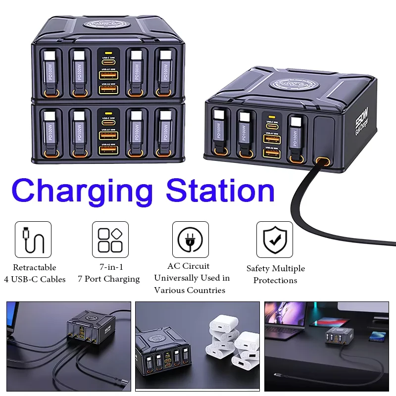 stazione-di-ricarica-7-in-1-da-550w-con-cavo-usb-c-retrattile-da-100w-caricabatterie-rapido-gan-per-iphone-17-macbook-pro-samsung-laptop-e-tablet