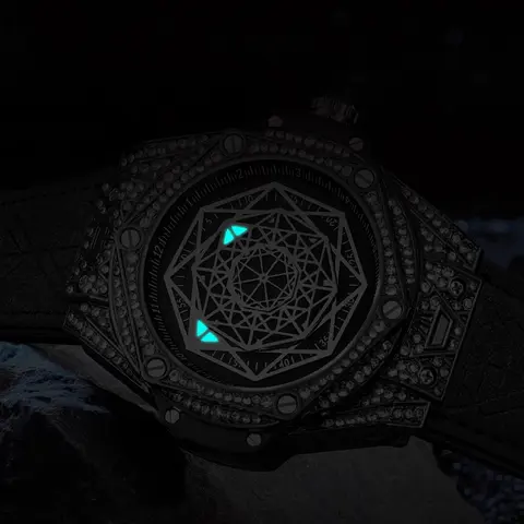 PINTIME Klockor 2023 Nya Mode Läder Vattentät Lysande Toppmärke Lyx Herr Quartz Armbandsur Herr Relogio Masculino Gåvor 8 best sales Pintime-klocka för män - №2