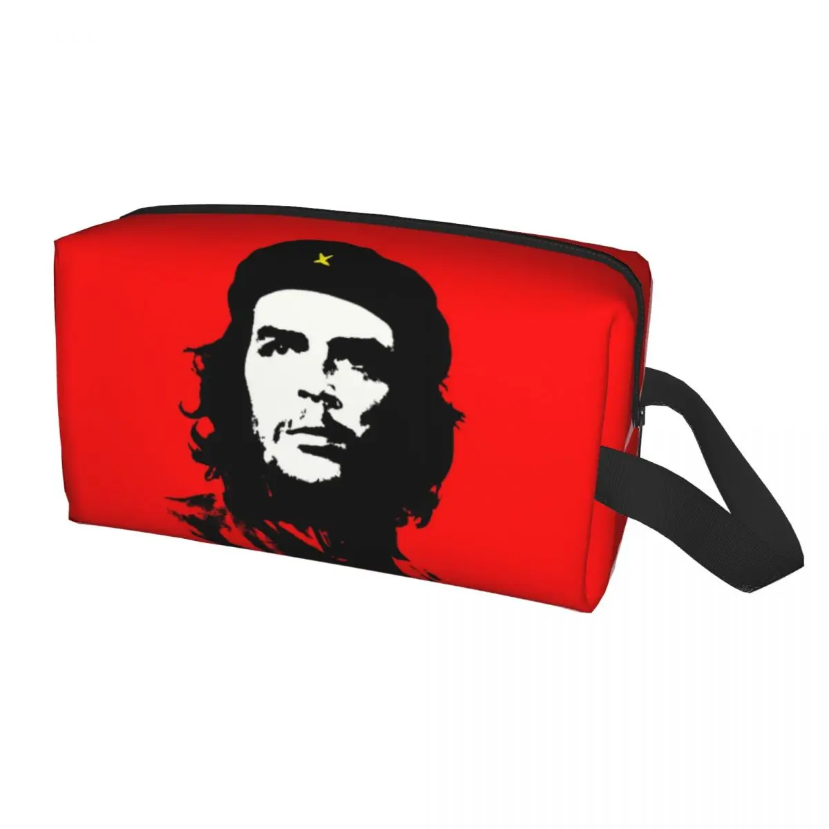 Custom Che Guevara Makeup Bag Women Travel Cosmetic Organizer Fashion Cuba Cuban Socialism Freedom Storage Toiletry Bags