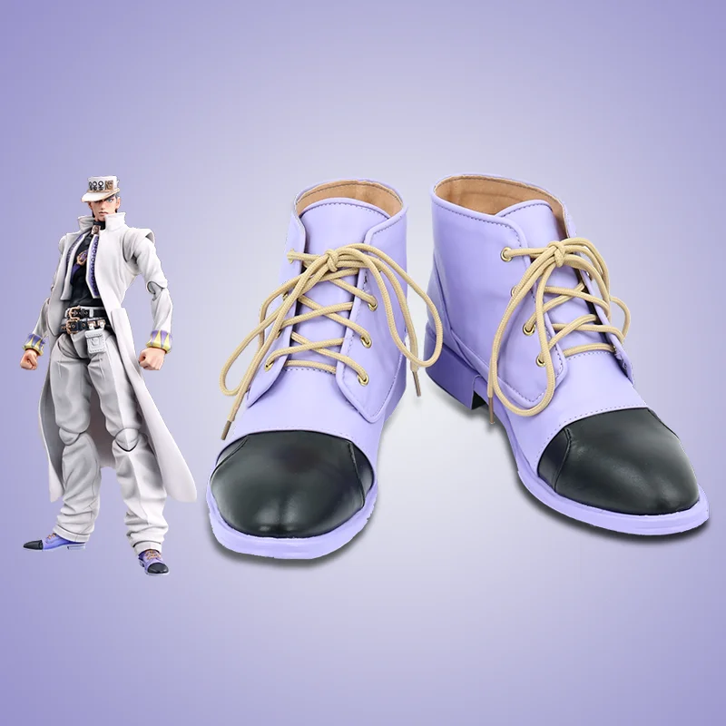 JoJo Bizarre Adventure Kujo Jotaro – chaussures de Cosplay, bottes Anime Joe Kid, accessoires de fête d'halloween sur mesure