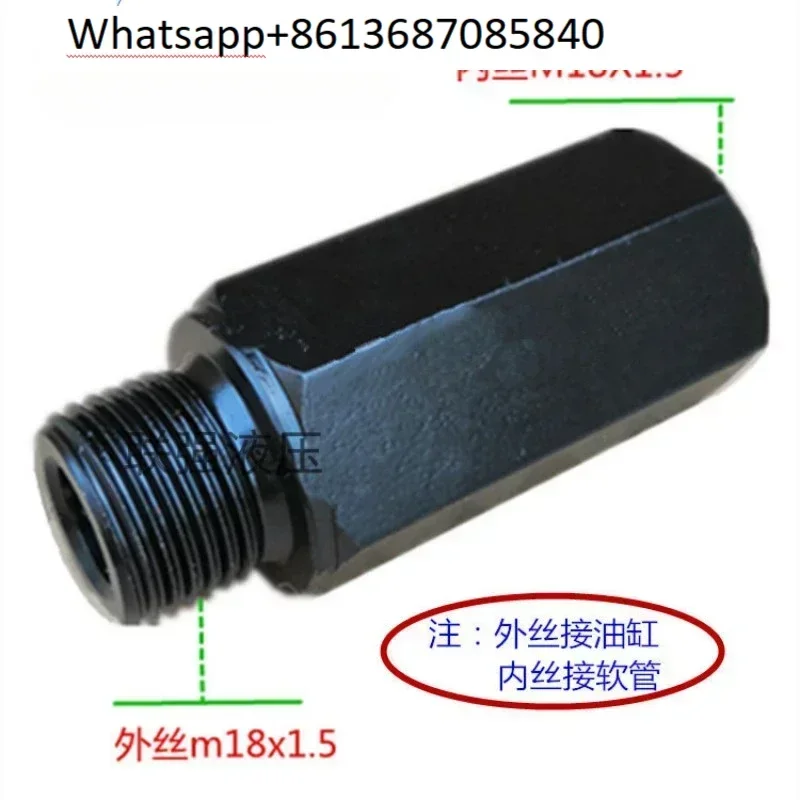 

Hydraulic pipelines, oil cylinders, hoses, built-in metric thread lifting platform system equipment, safety valves