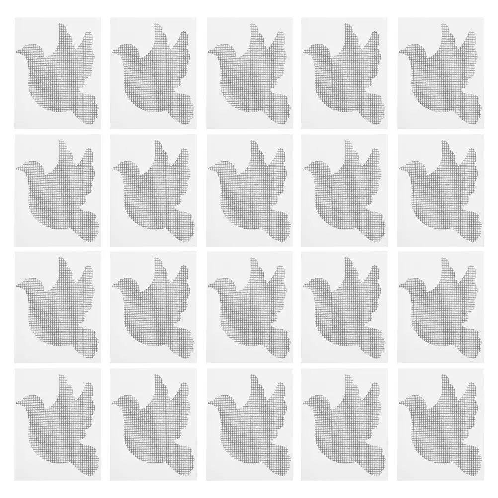 

20Pcs Decorative Mosquito Repellent Screen Patch Kit Multi Purpose Repair Sticker for Torn Mesh Window Door Screen Replacement